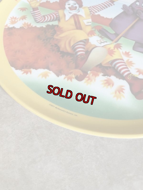 画像4: McDonald’s Plastic Plate set of 2 (B) 1977  / マクドナルドのプラスチック製、プレート2枚セット、春＆秋 (4)