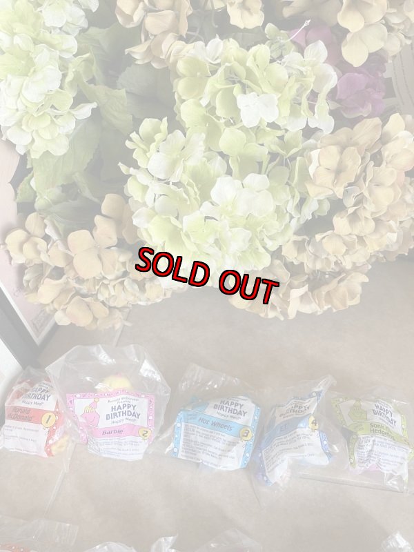 画像2: McDonald’s Complete Birthday Train  Happy Meal set of 15 (B) / マクドナルドのコンプリート　バースデートレイン　ハッピーミールトイ　15個セット (2)