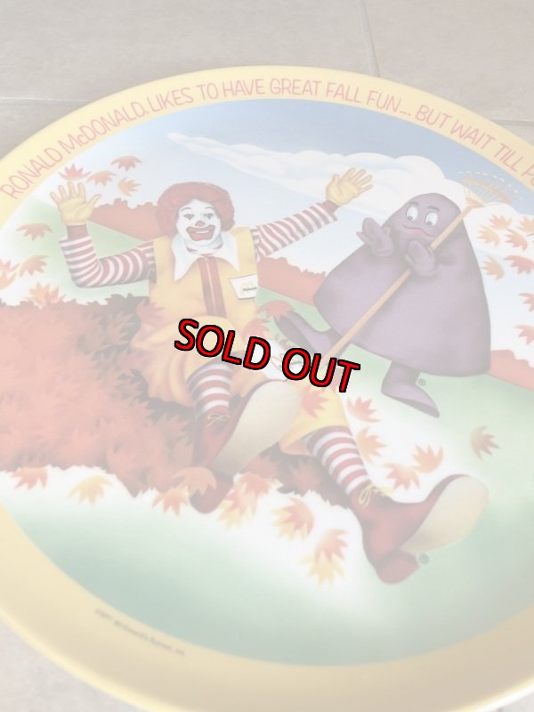 画像3: McDonald’s Plastic Plate set of 2 (B) 1977  / マクドナルドのプラスチック製、プレート2枚セット、春＆秋 (3)