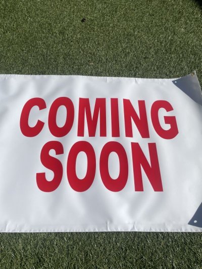 画像2: Wendy’s Coming Soon Store Sign Bunner / ウエンディーズ　カミングスーン　バナー、看板、ストアディスプレイ