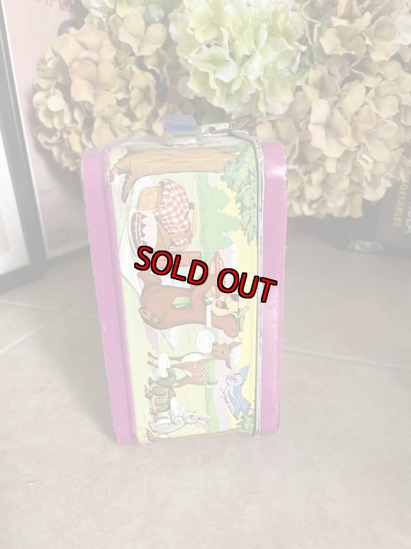 画像7:  Yogi Bear & Boo Boo Aladdin Tin Lunch Box 1974 / ヨギベア&ブーブーのアラジン、ティン製　ランチボックス缶 (7)