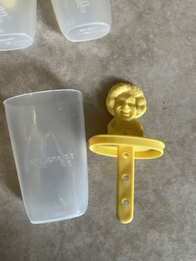 画像1: McDonald’s Ronald Ice Popsicles Maker set of 5 / マクドナルド、ロナルドのアイスクリーム型　ポプシクル　5個セット
