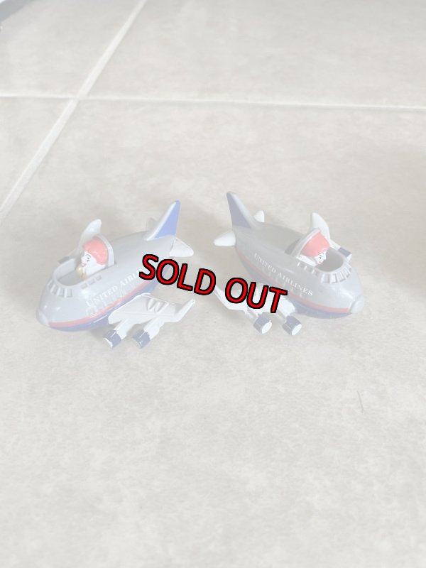 画像6: McDonald’s United Airlines planes & Hangers Happy Meal Set of 2 (B) / マクドナルドのユナイテッド航空　飛行機と倉庫　ハッピーミールトイ　2個セット (6)