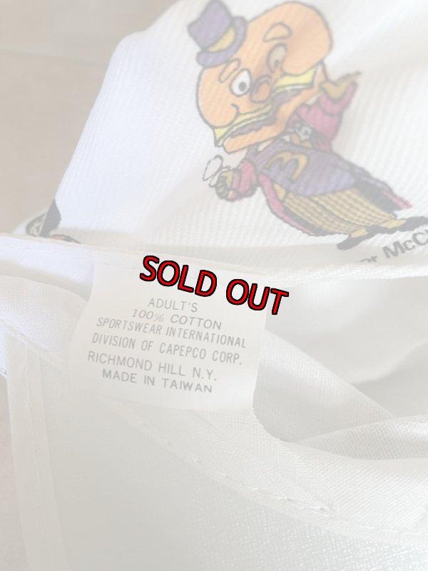 画像8: McDonald’s Crew Cap Hat / マクドナルドのクルーキャップ　従業員用帽子 (8)