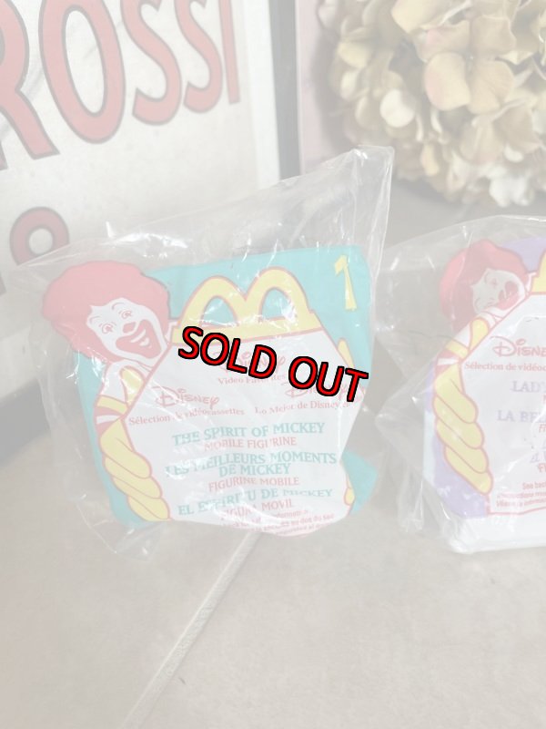 画像2: McDonald’s Disney Video Happy Meal set of 6 / マクドナルドのディズニービデオ、ハッピーミールトイ　6個セット (2)
