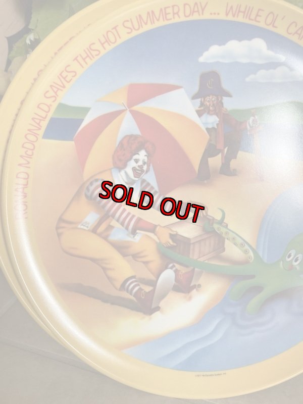 画像2: McDonald’s Plastic Plate set of 2 (C) 1977 / マクドナルドのプラスチック製、プレート2枚セット、春＆夏 (2)