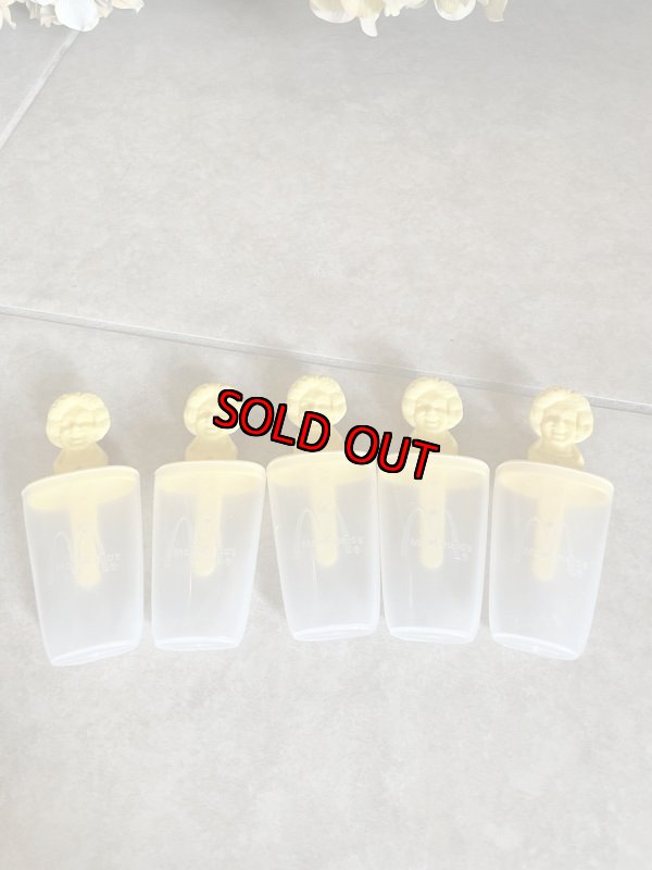 画像1: McDonald’s Ronald Ice Popsicles Maker set of 5 / マクドナルド、ロナルドのアイスクリーム型　ポプシクル　5個セット (1)