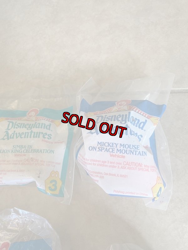 画像4: McDonald’s Complete Disneyland Adventure Happy Meal 1994 set of 8 / マクドナルドのコンプリート　ディズニーランド　アドベンチャー、ハッピーミールトイ　8個セット (4)