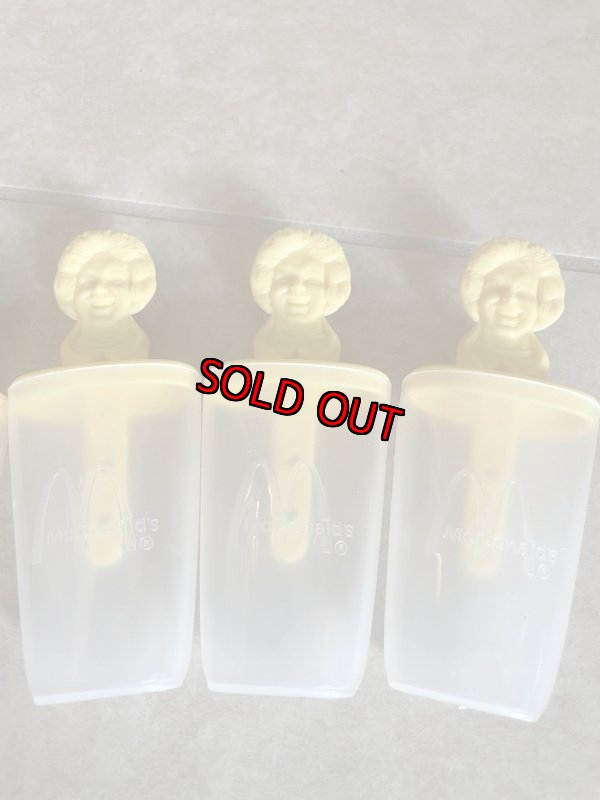 画像2: McDonald’s Ronald Ice Popsicles Maker set of 5 / マクドナルド、ロナルドのアイスクリーム型　ポプシクル　5個セット (2)