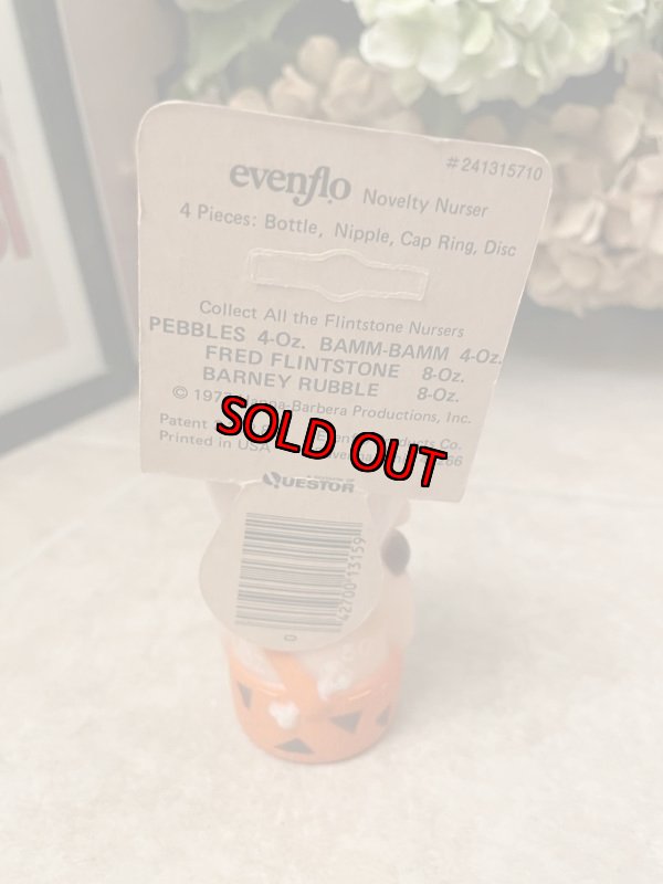 画像4: Hanna Barbera Flintstones Bamm Bamm Baby Milk Bottle with Tag /  フリントストーンズ、タグ付きバンバンの哺乳瓶ドール (4)