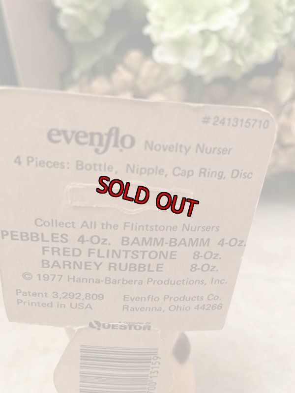 画像5: Hanna Barbera Flintstones Bamm Bamm Baby Milk Bottle with Tag /  フリントストーンズ、タグ付きバンバンの哺乳瓶ドール (5)