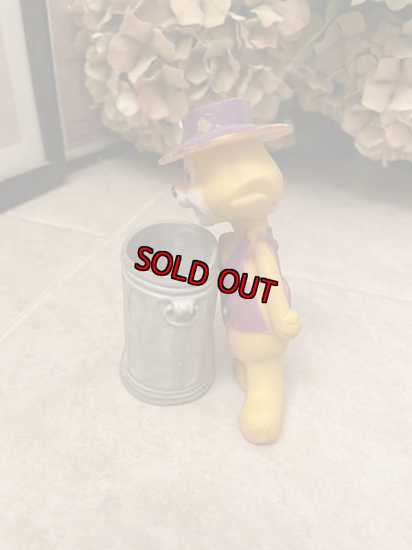 画像4: Hanna Barbera Top Cat figure with trash can plastic / トップキャット & ゴミ箱 フィギュア (4)