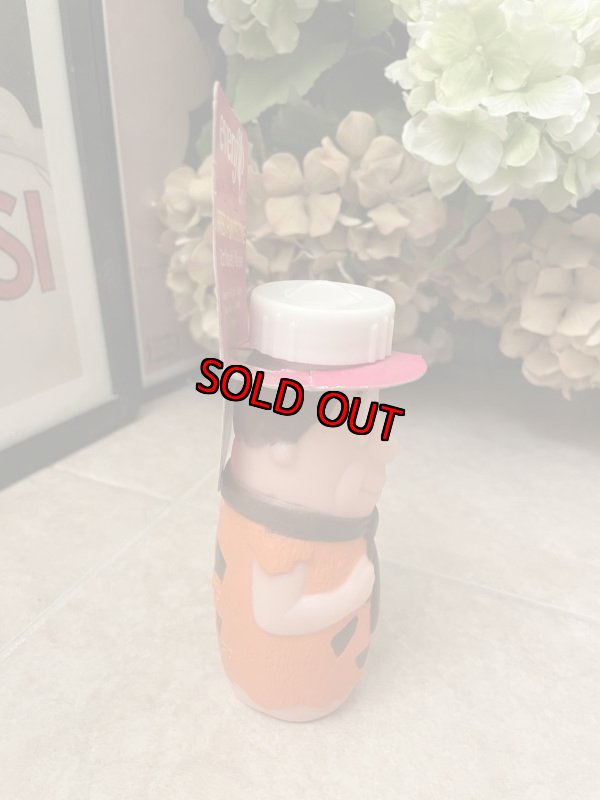 画像7: Hanna Barbera Flintstones Fred Baby Milk Bottle with Tag 1977 /  フリントストーンズ、タグ付きフレッドの哺乳瓶ドール (7)