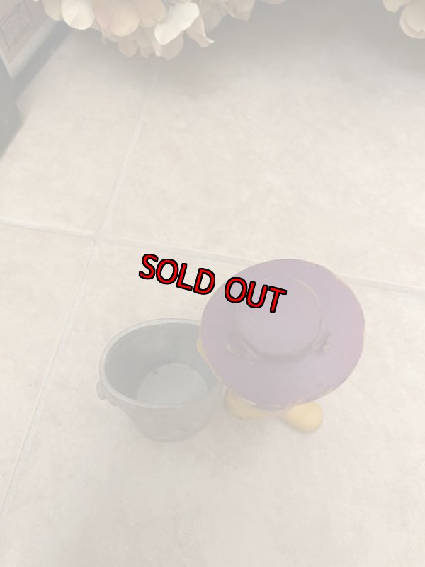 画像3: Hanna Barbera Top Cat figure with trash can plastic / トップキャット & ゴミ箱 フィギュア (3)