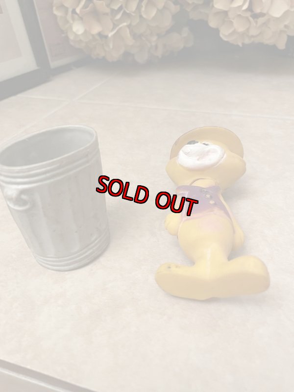 画像8: Hanna Barbera Top Cat figure with trash can plastic / トップキャット & ゴミ箱 フィギュア (8)