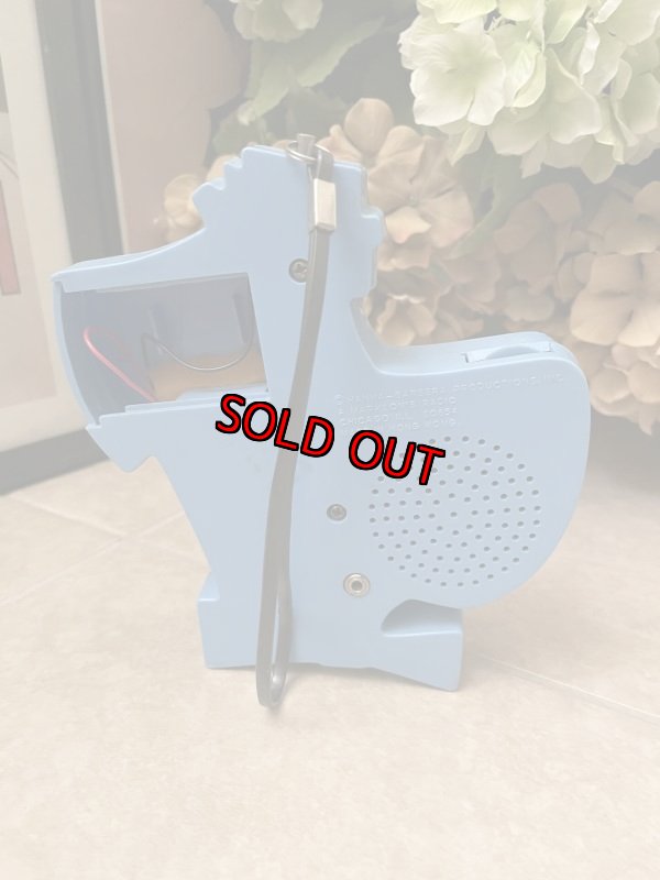 画像4: Hanna Barbera Huckleberry Hound Face Radio  / ハンナバーベラ ハックルベリーハウンド  フェイスラジオ 70年代  (4)