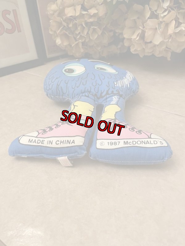 画像8: McDonald’s Fly Guy blue Pillow Doll 1987 / マクドナルドのフライガイ　ブルー　ピロードール　80’s (8)