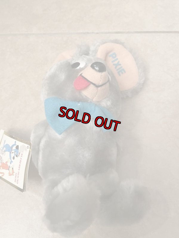 画像8: Hanna Barbers Pixie Plush doll with Blue Tie 1985 / ハンナバーベラ ピクシーの青いタイ、ぬいぐるみ ドール  (8)