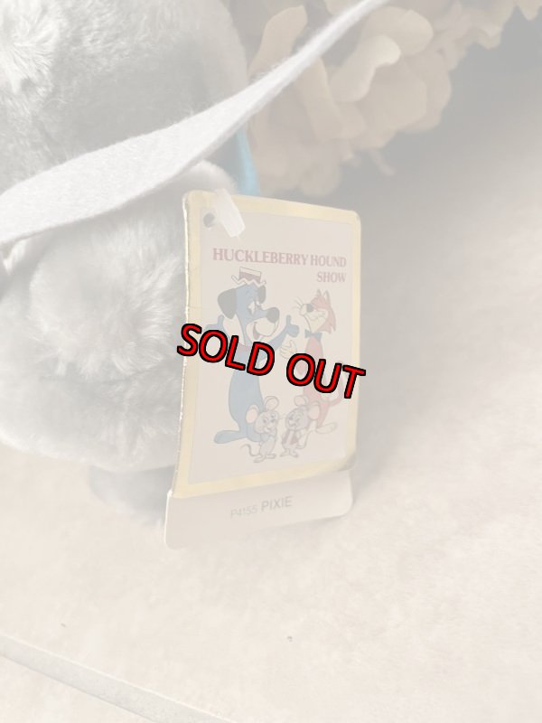 画像6: Hanna Barbers Pixie Plush doll with Blue Tie 1985 / ハンナバーベラ ピクシーの青いタイ、ぬいぐるみ ドール  (6)