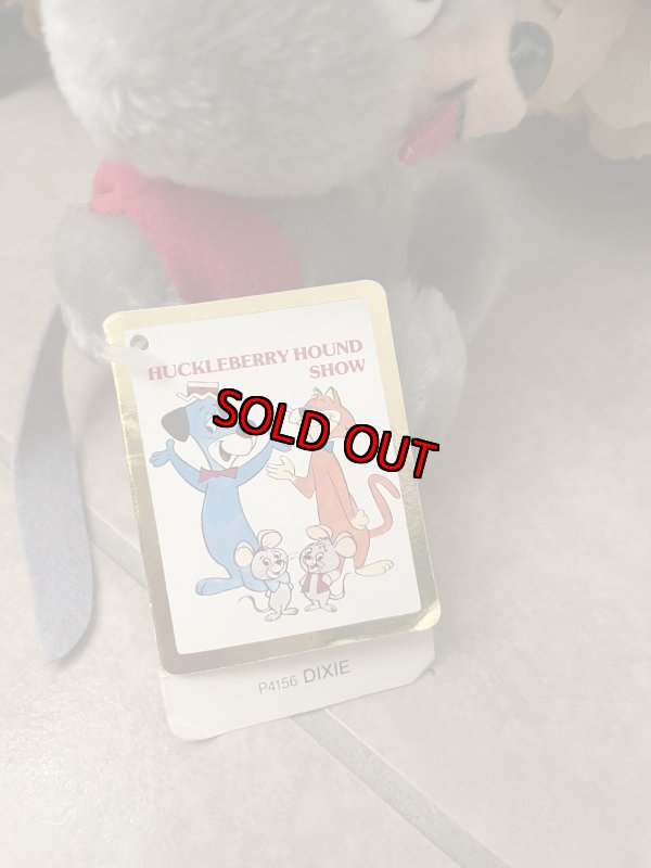 画像7: Hanna Barbers Dixie Plush doll with red vest 、Tag 1985 / ハンナバーベラ　ディクシーのタグ付きぬいぐるみ　赤いベスト　ドール　 (7)