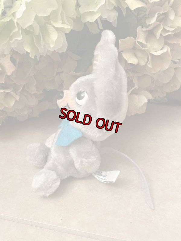 画像2: Hanna Barbers Pixie Plush doll with Blue Tie 1985 / ハンナバーベラ ピクシーの青いタイ、ぬいぐるみ ドール  (2)