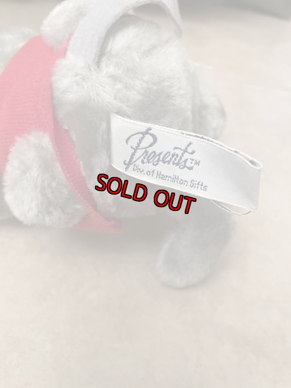 画像9: Hanna Barbers Dixie Plush doll with red vest 、Tag 1985 / ハンナバーベラ　ディクシーのタグ付きぬいぐるみ　赤いベスト　ドール　 (9)