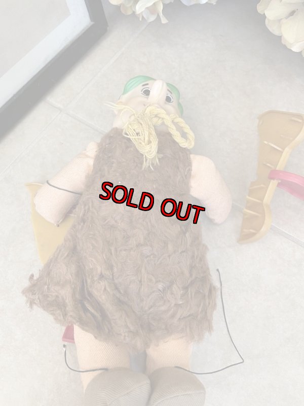 画像8: Hanna Barbera Flintstones knickerbocker Barney Face Rubber Puppet  Doll  1962 / フリントストーン　ニッカーボッカー　フェイスラバー　バーニー　ドール (8)