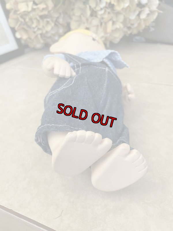 画像7: Dennis the Menace Rubber doll 60s /  わんぱくデニス　ラバードール　ブルーシャツ、デニムオーバーオール (7)