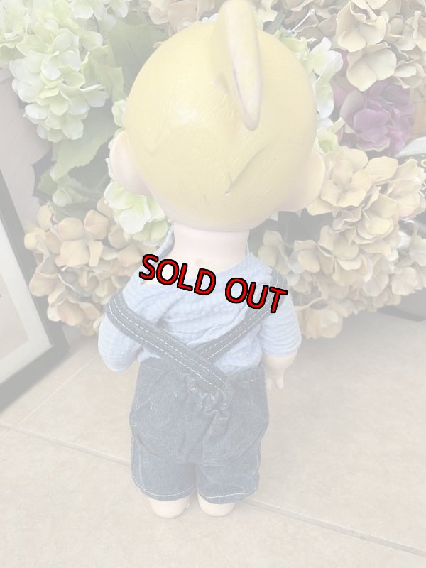 画像3: Dennis the Menace Rubber doll 60s /  わんぱくデニス　ラバードール　ブルーシャツ、デニムオーバーオール (3)
