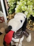 画像7: Snoopy Red Baron  Plush Stuffed Doll With red scarf  / スヌーピー レッドバロン　ぬいぐるみ  レッドマフラー (7)