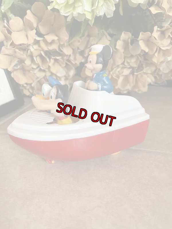 画像2: Disney Mickey Mouse Wind Up Boat    /ディズニー　ミッキーマウスのゼンマイボート　 (2)