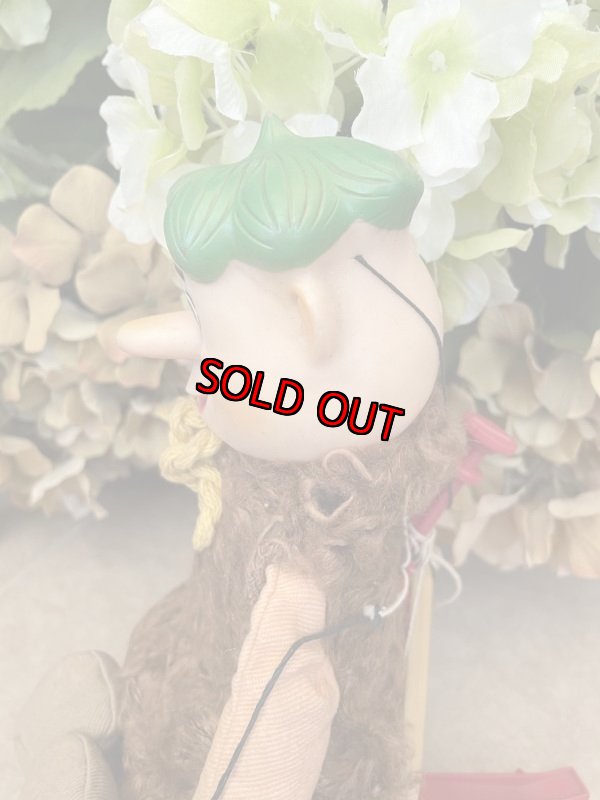 画像3: Hanna Barbera Flintstones knickerbocker Barney Face Rubber Puppet  Doll  1962 / フリントストーン　ニッカーボッカー　フェイスラバー　バーニー　ドール (3)