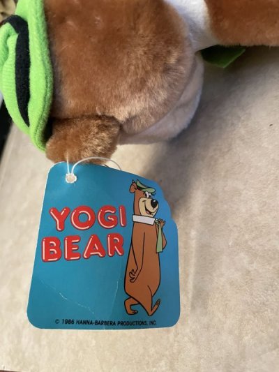 画像3: Hanna Barbera Yogi Bear Dakin Plush Doll with Tag 1986 / ハンナ・バーベラ ヨギベア タグ付きぬいぐるみ 1986年