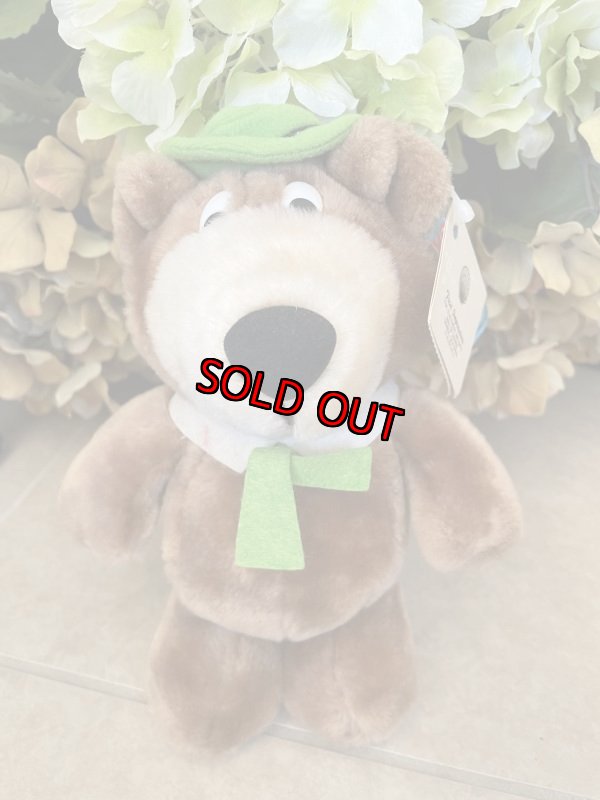 画像1: Hanna Barbera Yogi Bear Dakin Plush Doll  with Tag 1986 / ハンナ・バーベラ　ヨギベア タグ付きぬいぐるみ　1986年 (1)