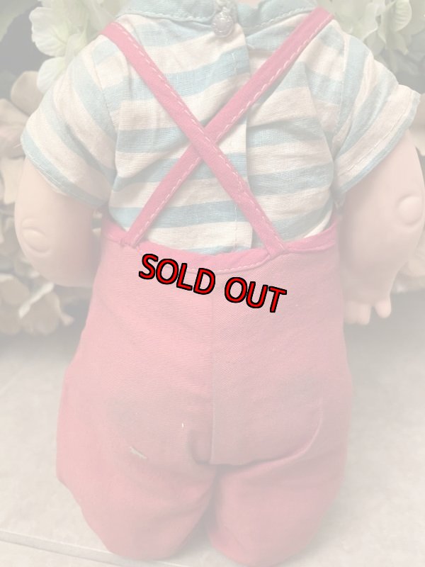 画像5: Dennis the Menace Rubber doll Red Overall 1958 /  わんぱくデニス　ラバードール　青と白Tシャツ、レッドオーバーオール (5)