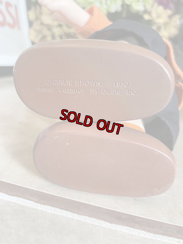 画像10: Charlie Brown Snoopy Applause Rubber Doll / スヌーピー チャリーブラウン ラバードール (10)