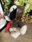 画像3: Snoopy Red Baron  Plush Stuffed Doll With red scarf  / スヌーピー レッドバロン　ぬいぐるみ  レッドマフラー (3)