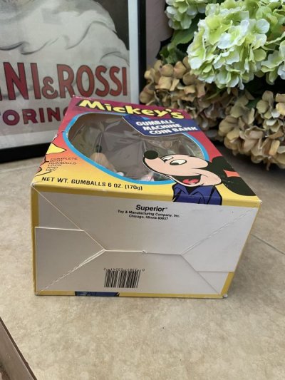 画像3: Disney Mickey Mouse Gumball Machine Coin Bank with Box / ディズニーのミッキーマウス　箱入りガムボールマシン　、貯金箱　