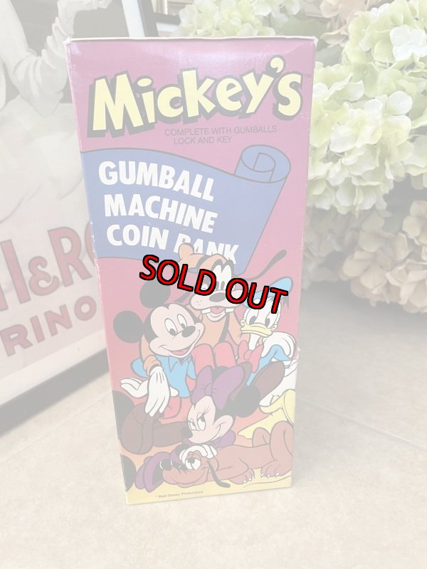 画像5: Disney Mickey Mouse Gumball Machine Coin Bank with Box / ディズニーのミッキーマウス　箱入りガムボールマシン　、貯金箱　 (5)