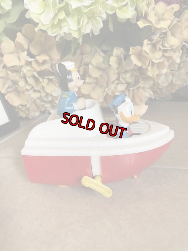画像4: Disney Mickey Mouse Wind Up Boat    /ディズニー　ミッキーマウスのゼンマイボート　 (4)