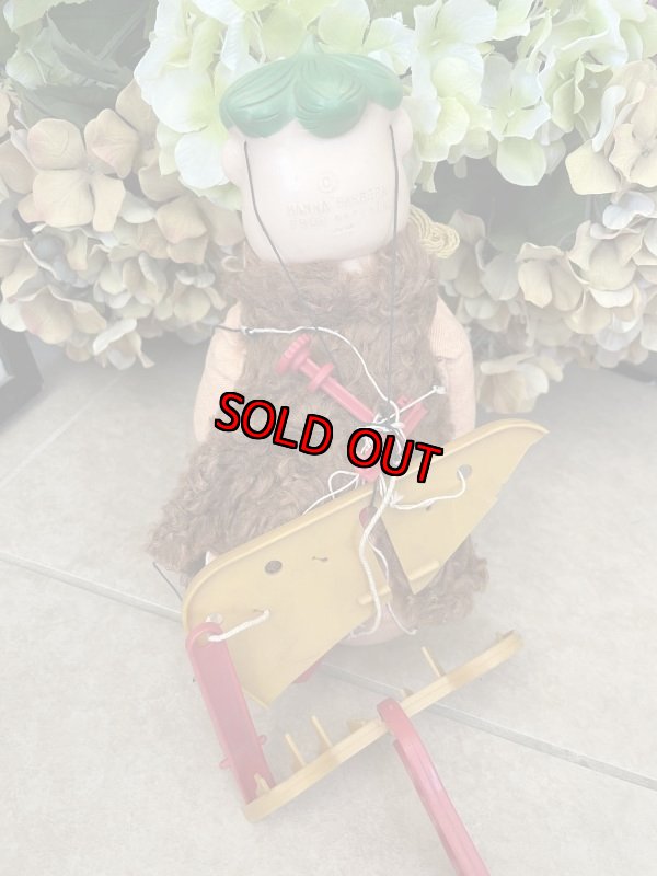 画像5: Hanna Barbera Flintstones knickerbocker Barney Face Rubber Puppet  Doll  1962 / フリントストーン　ニッカーボッカー　フェイスラバー　バーニー　ドール (5)