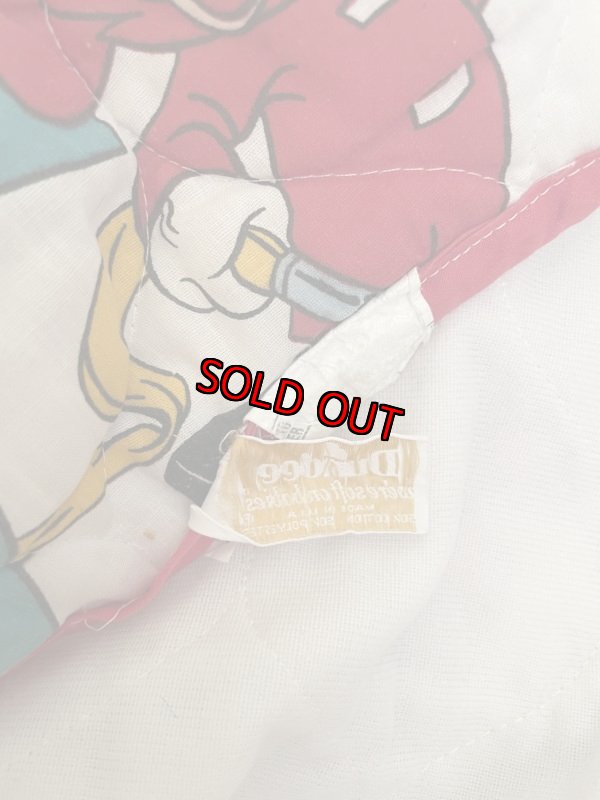 画像7: Disney Mickey Mouse letter kids blanket  / ディズニーのミッキーマウス　レター　ブランケット (7)