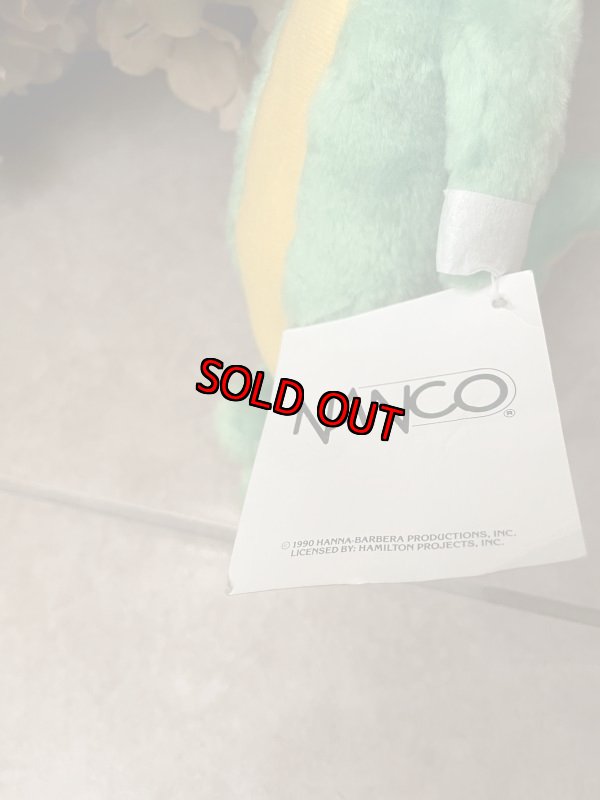 画像9: Hanna Barbera Wally Gator Nanco Plush Doll with Tag 1990  / ハンナバーベラ ワニのワリー・ゲーター タグ付きぬいぐるみ (9)