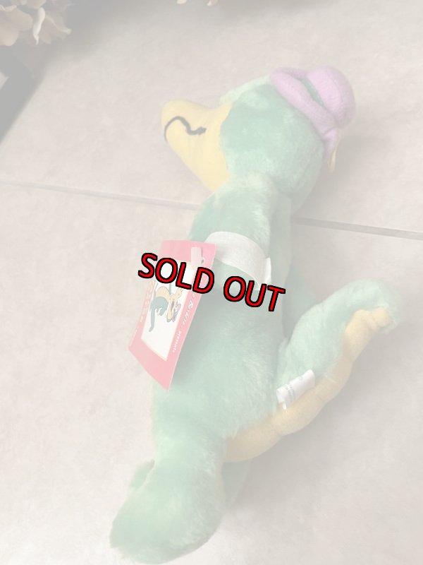 画像8: Hanna Barbera Wally Gator Nanco Plush Doll with Tag 1990  / ハンナバーベラ ワニのワリー・ゲーター タグ付きぬいぐるみ (8)