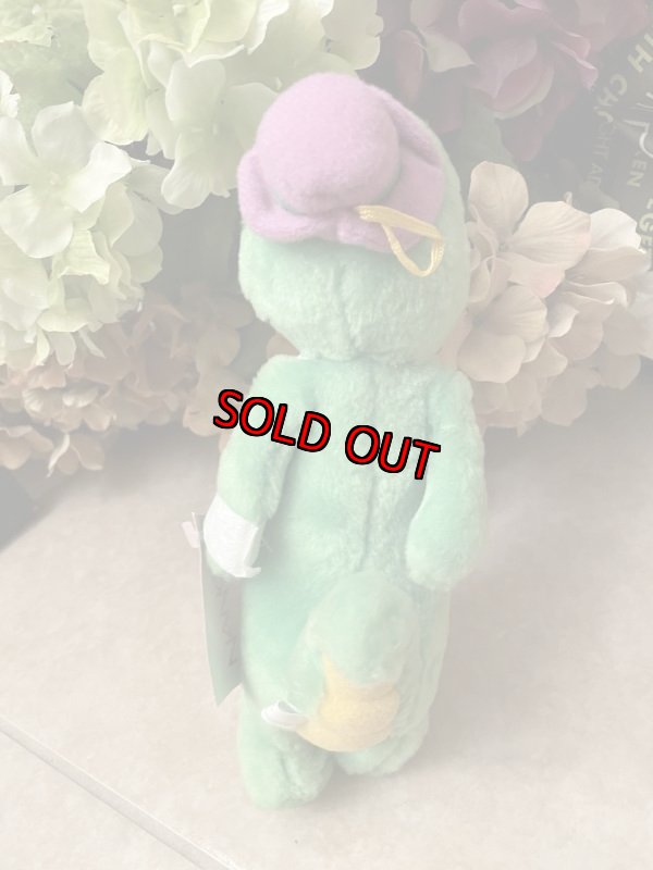 画像4: Hanna Barbera Wally Gator Nanco Plush Doll with Tag 1990  / ハンナバーベラ ワニのワリー・ゲーター タグ付きぬいぐるみ (4)