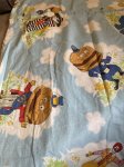 画像3: Mcdonalds Flat sheet Blue Canada  / マクドナルド　フラットシーツ　ブルー　カナダ製 (3)