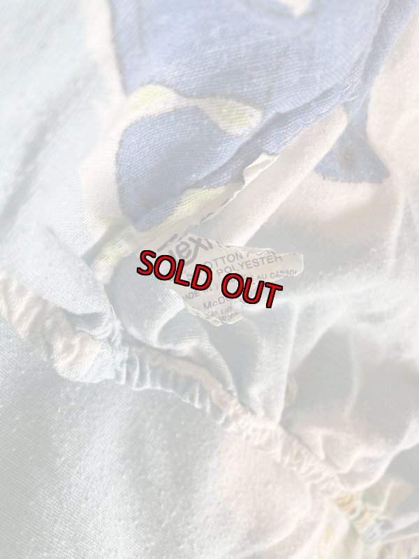 画像7: Mcdonalds Box sheet Blue Canada  / マクドナルド　ボックスシーツ　ブルー　カナダ製 (7)