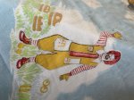 画像8: Mcdonalds Flat sheet Blue Canada  / マクドナルド　フラットシーツ　ブルー　カナダ製 (8)