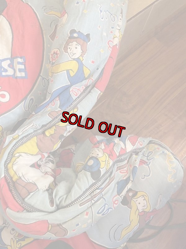 画像4: Disney Mickey Mouse Club sleeping bag sheet   / ディズニーのミッキーマウスクラブ スリーピングバッグ シーツ (4)