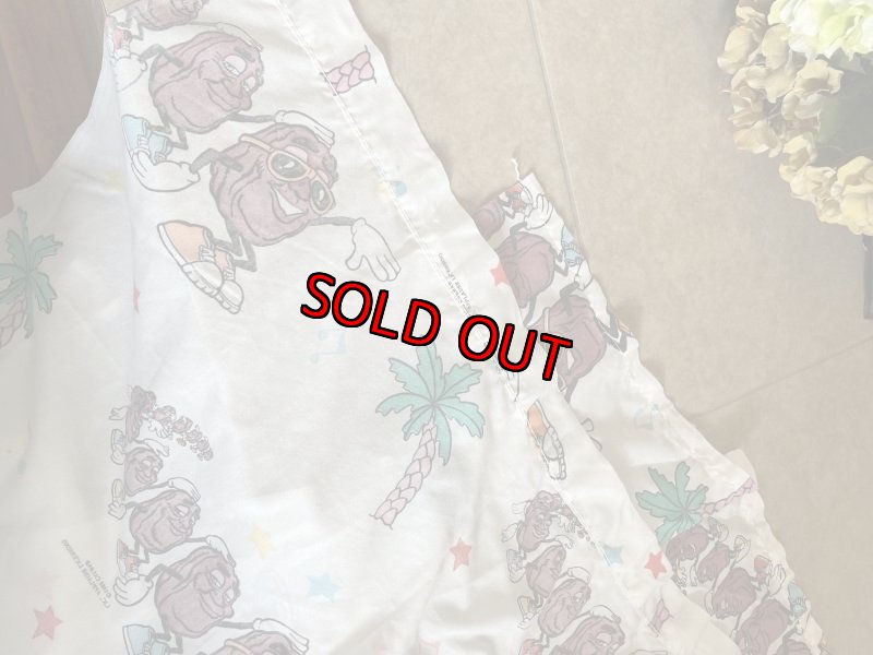 画像4: California Raisins flat sheet / カリフォルニアレーズン　フラットシーツ (4)